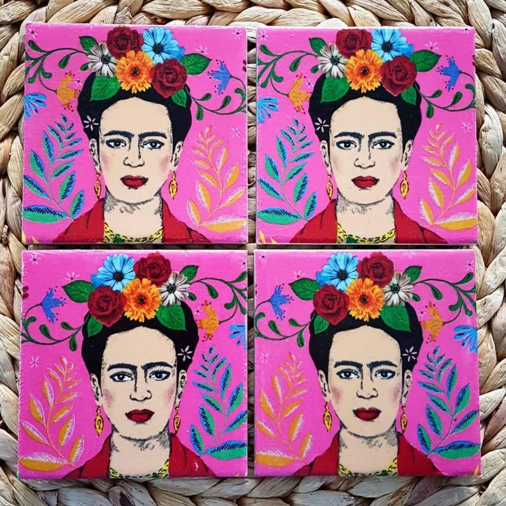 Bijoux Kahlo Tile Coaster Set_2