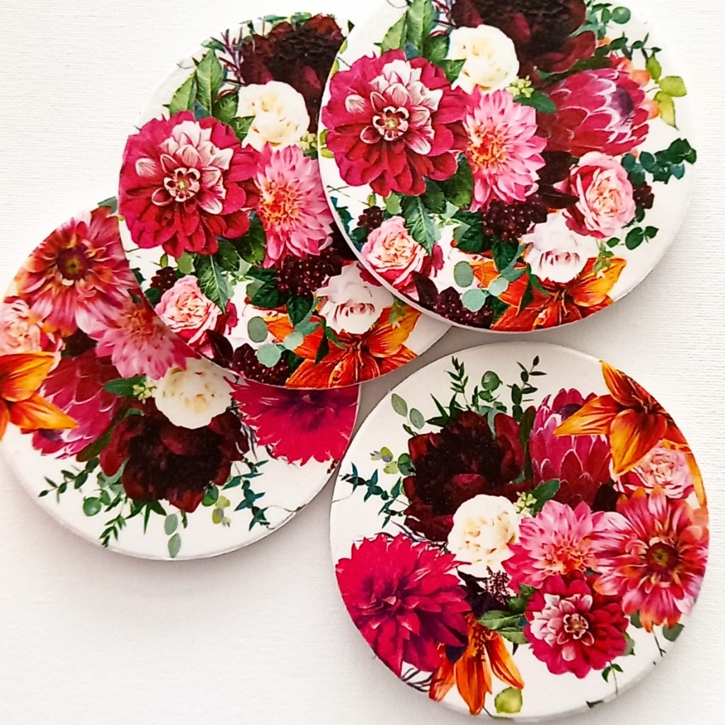 Bijoux Antipodean Florals Ceramic Coasters_2